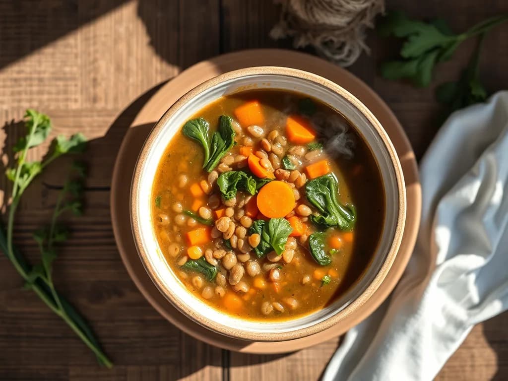 Hearty Garden Lentil Soup