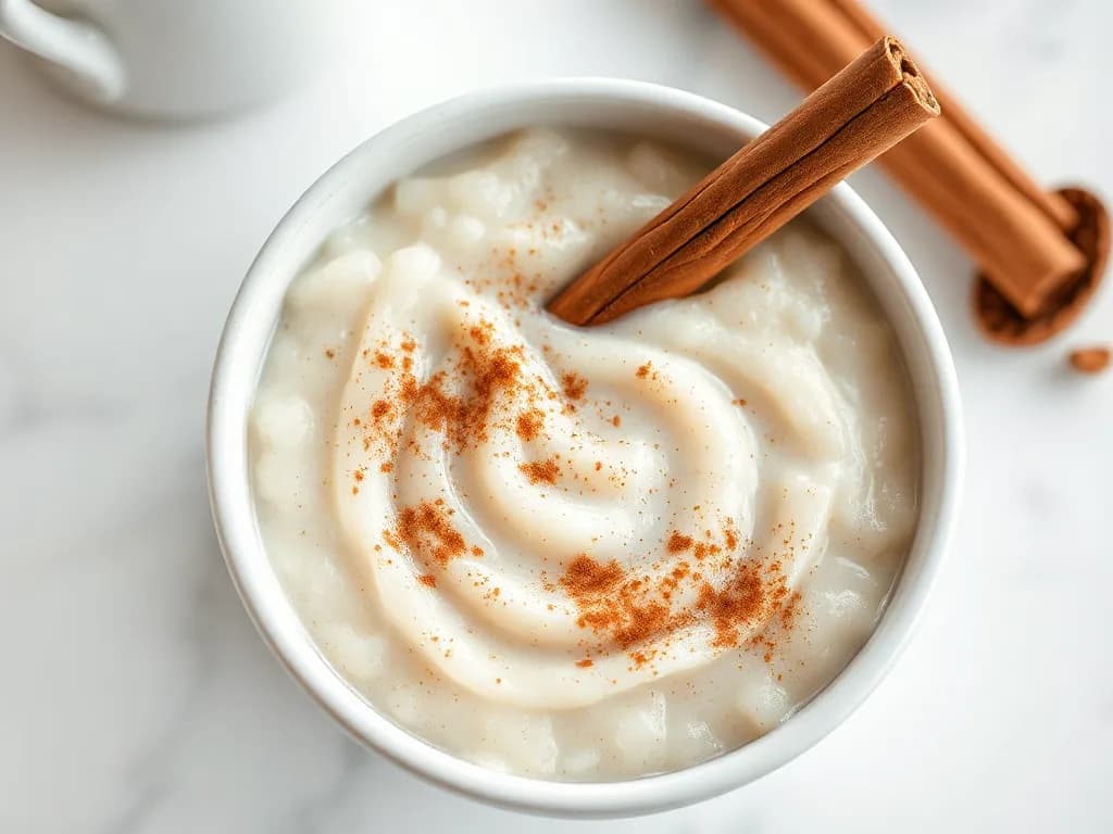 Warm Cinnamon Rice Porridge