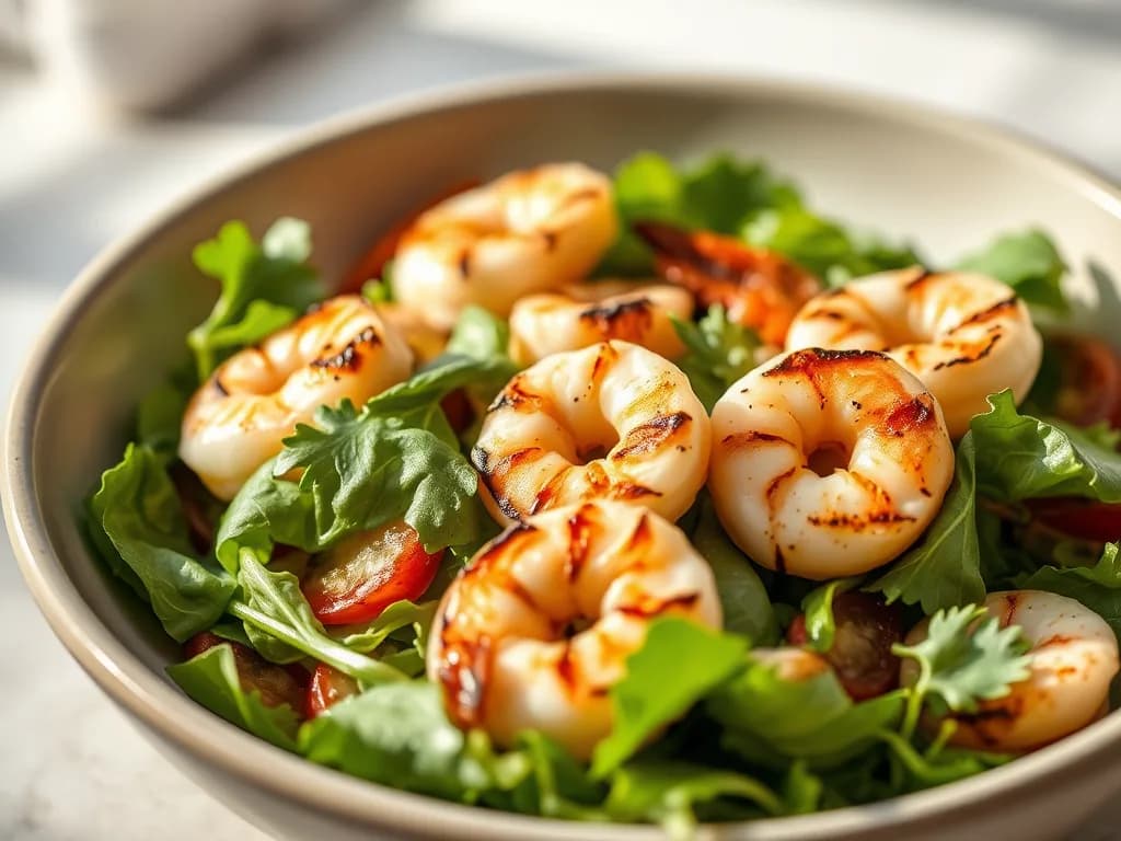 Grilled Shrimp Salad with Zesty Lime Vinaigrette