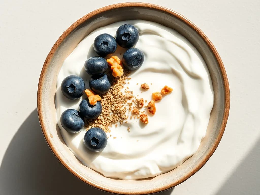 Creamy Greek Yogurt & Flaxseed Power Bowl