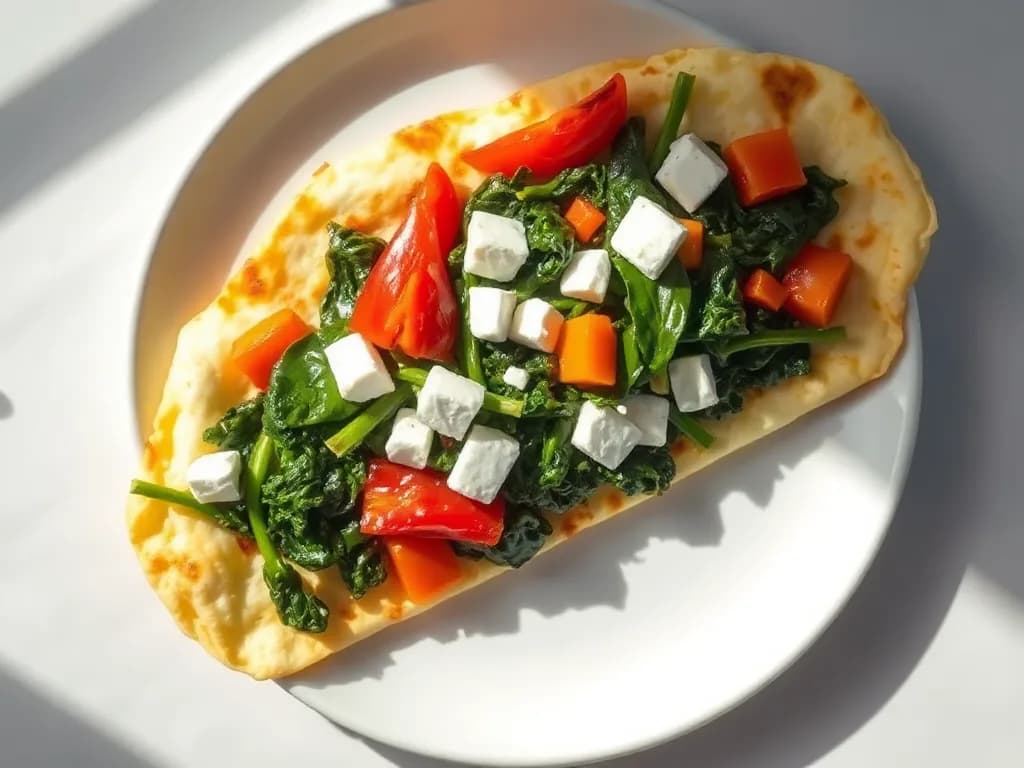 Light & Egg White Veggie Omelet