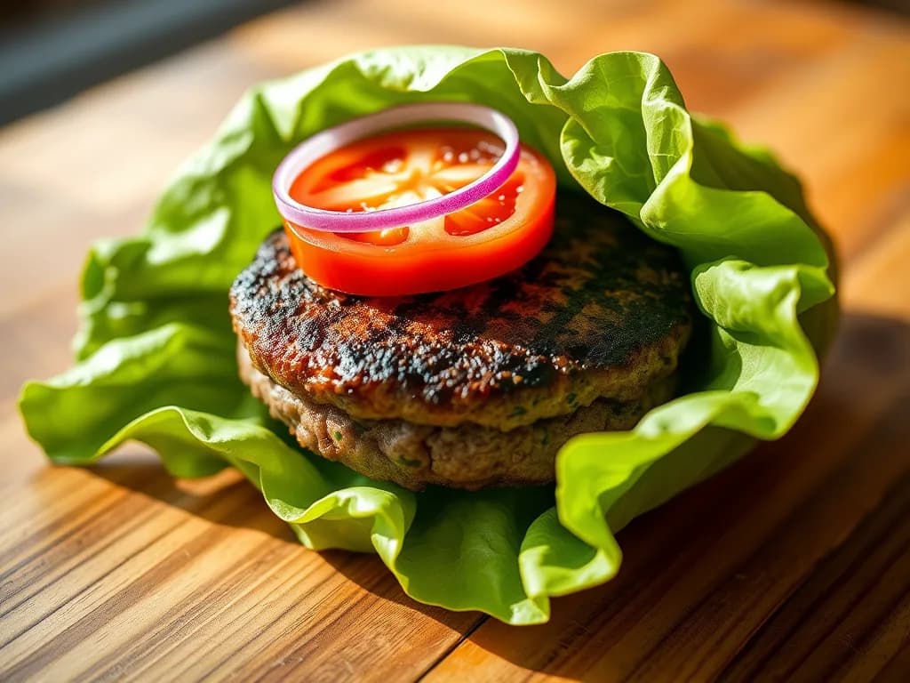The Savory Bison Burger