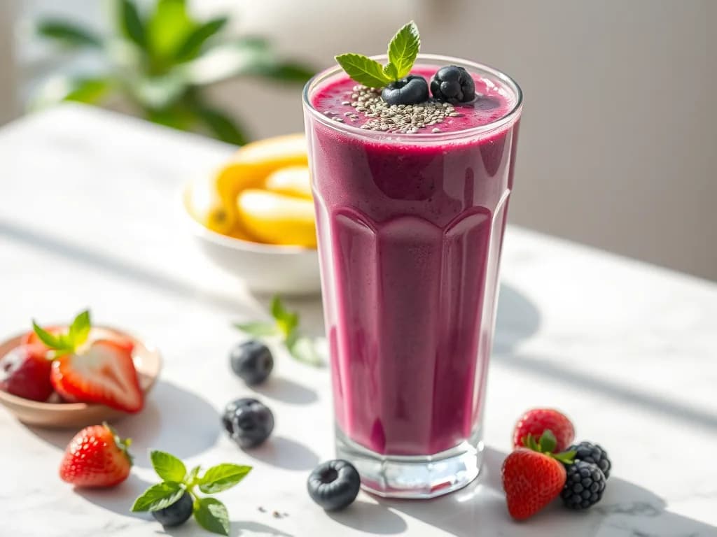 Berry & Chia Seed Power Smoothie