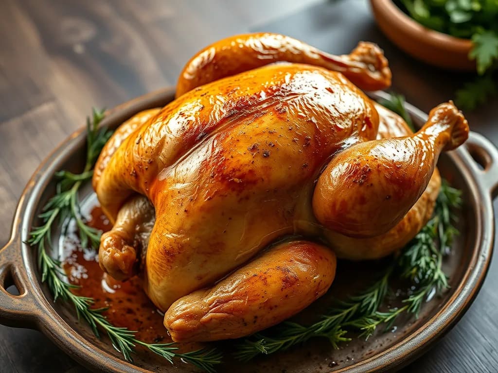 Classic Roasted Herb Chicken