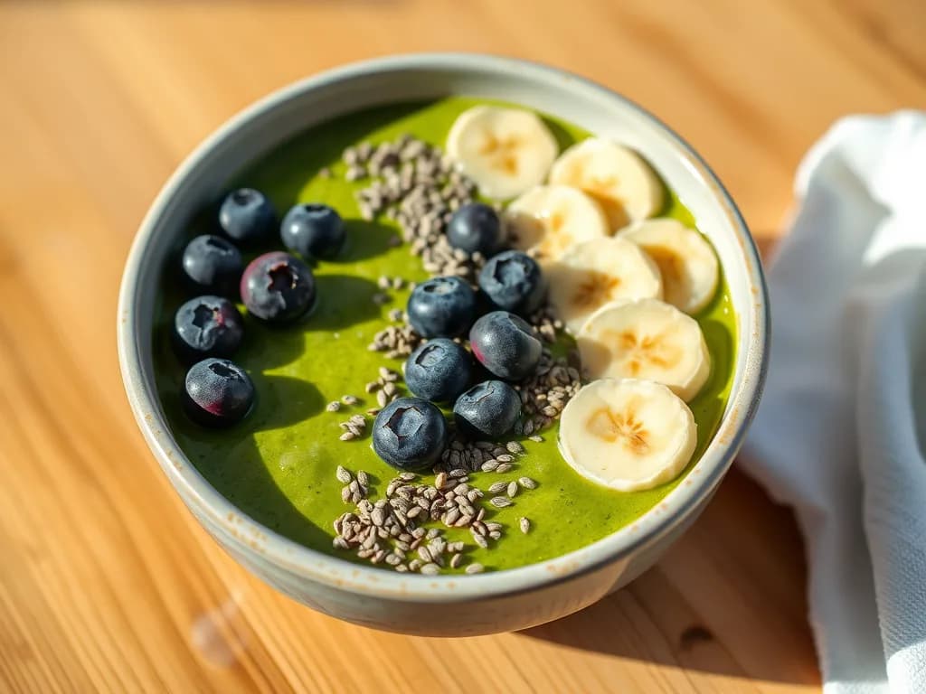 Energizing Matcha Banana Breakfast Bowl