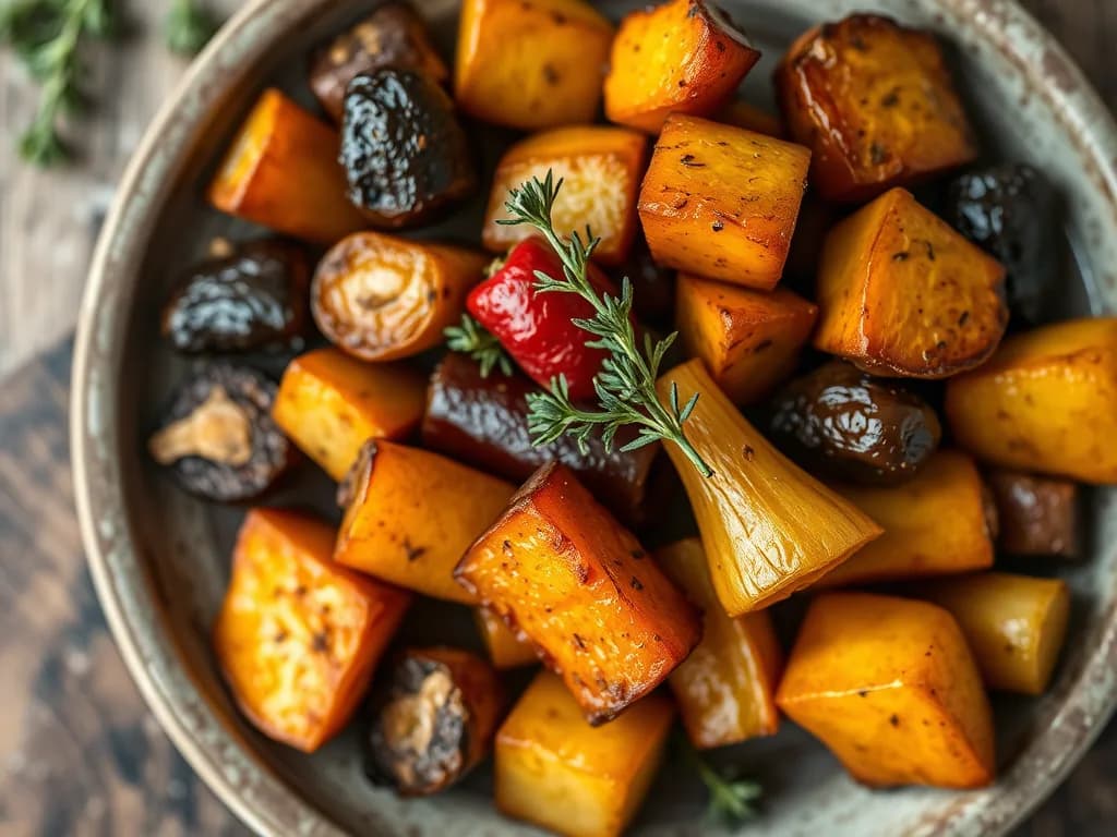 Honey-Glazed Roasted Root Vegetables