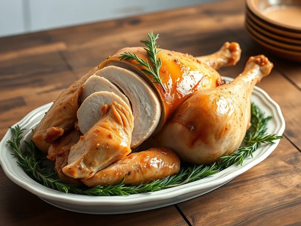 Perfectly Roasted Herb-Crusted Turkey Breast