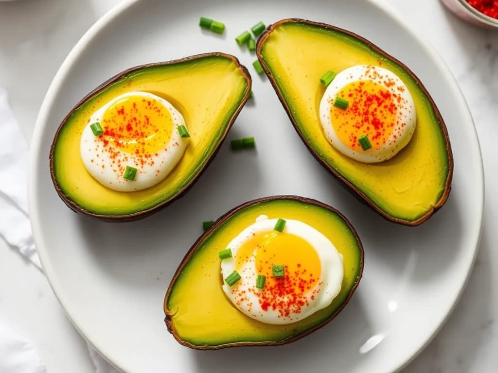 Perfectly Baked Avocado and Egg Boats