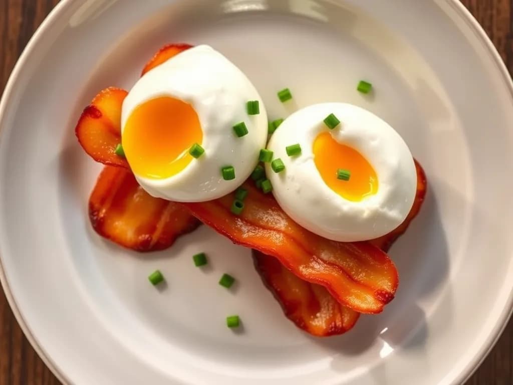 Bacon and Poached Eggs