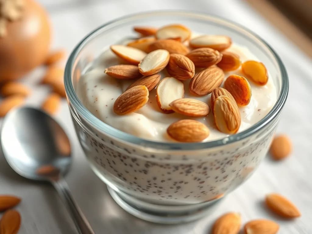 Creamy Almond & Vanilla Chia Seed Pudding