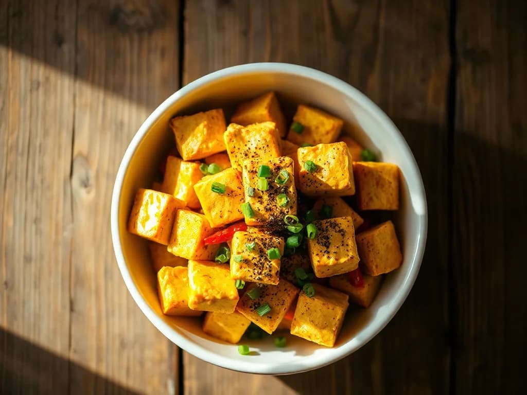 Turmeric Scrambled Tofu
