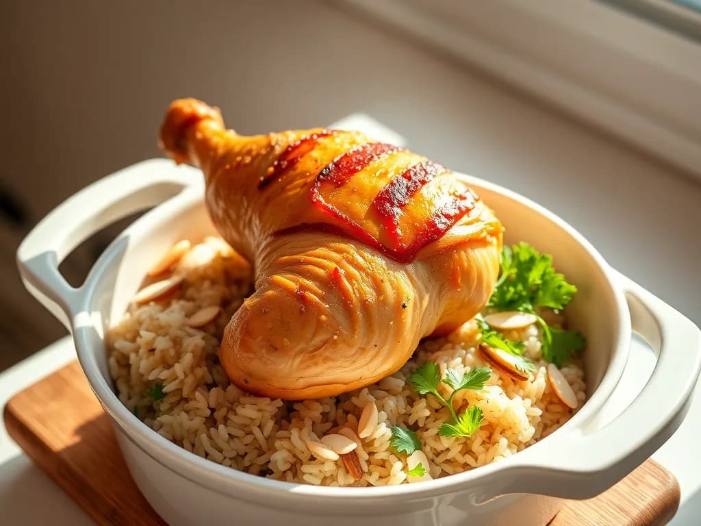 Roasted Chicken with Nutty Wild Rice