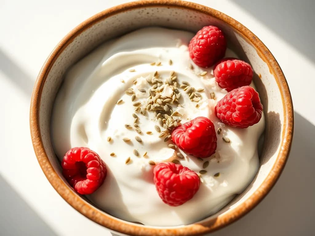 Creamy Coconut & Hemp Seed Breakfast Bowl