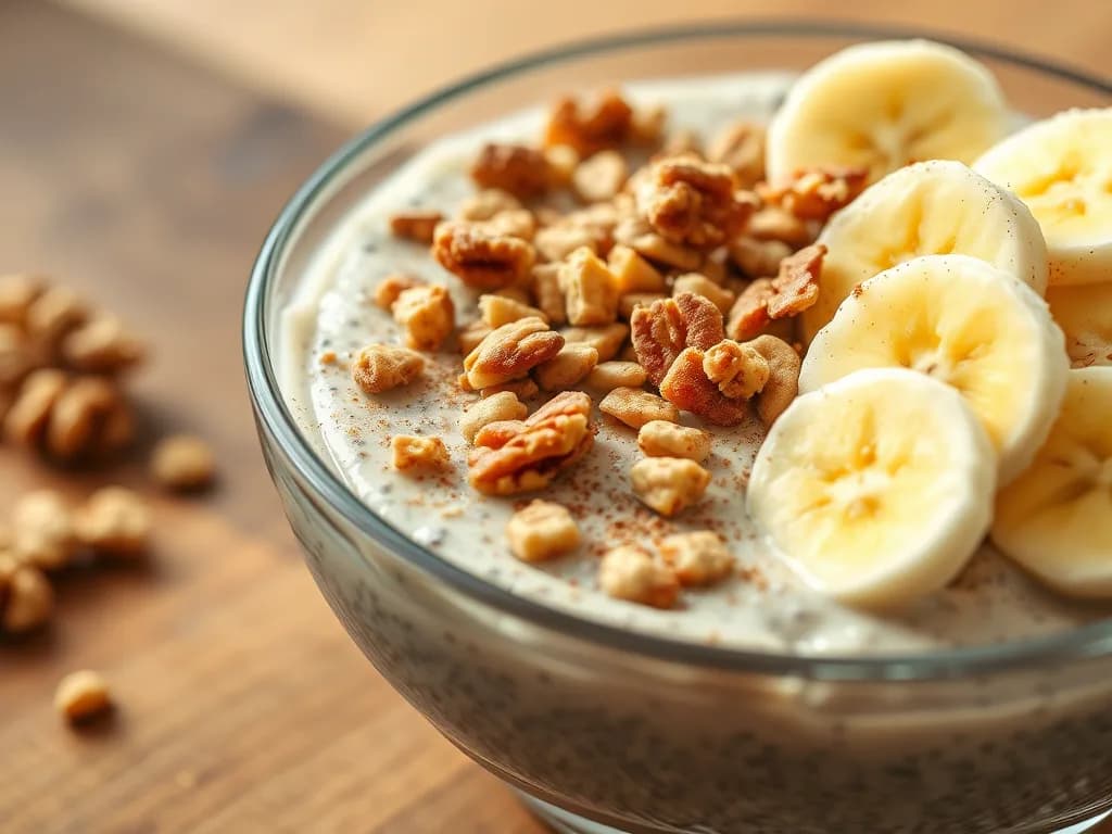 Banana Nut Chia Bowl