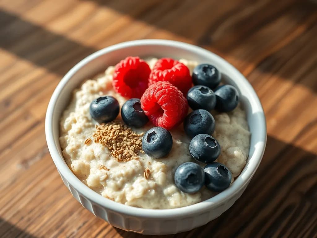 Hearty Flaxseed Oatmeal