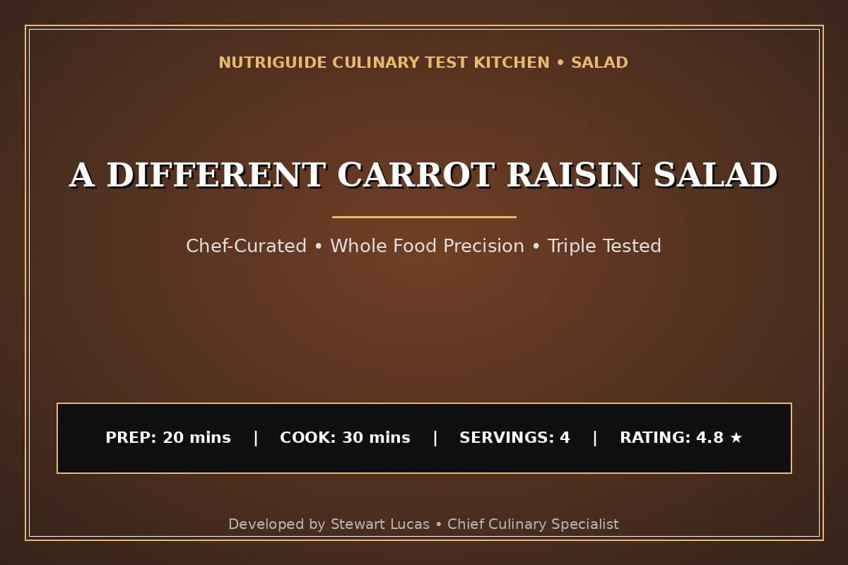 A Different Carrot Raisin Salad