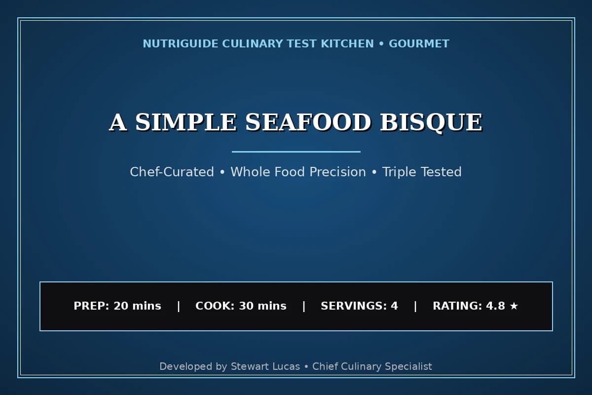 A Simple Seafood Bisque
