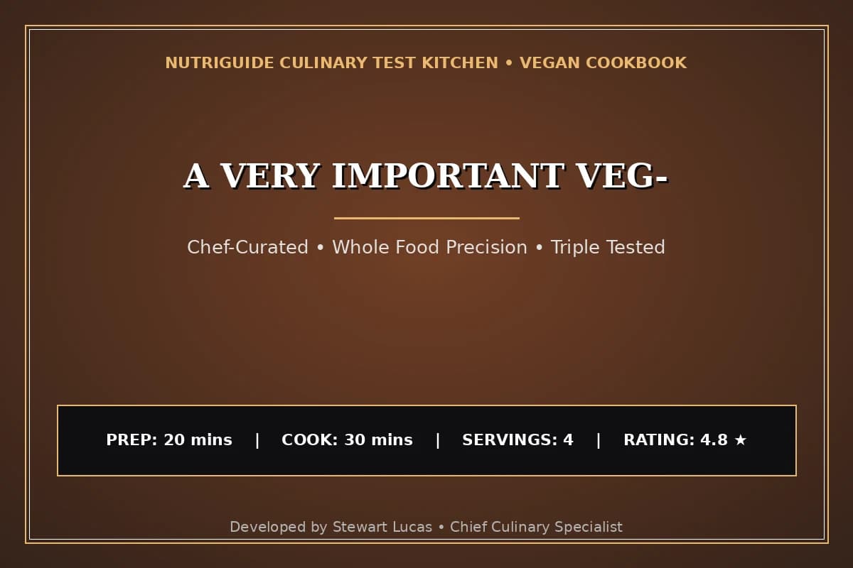 A Very Important Veg-