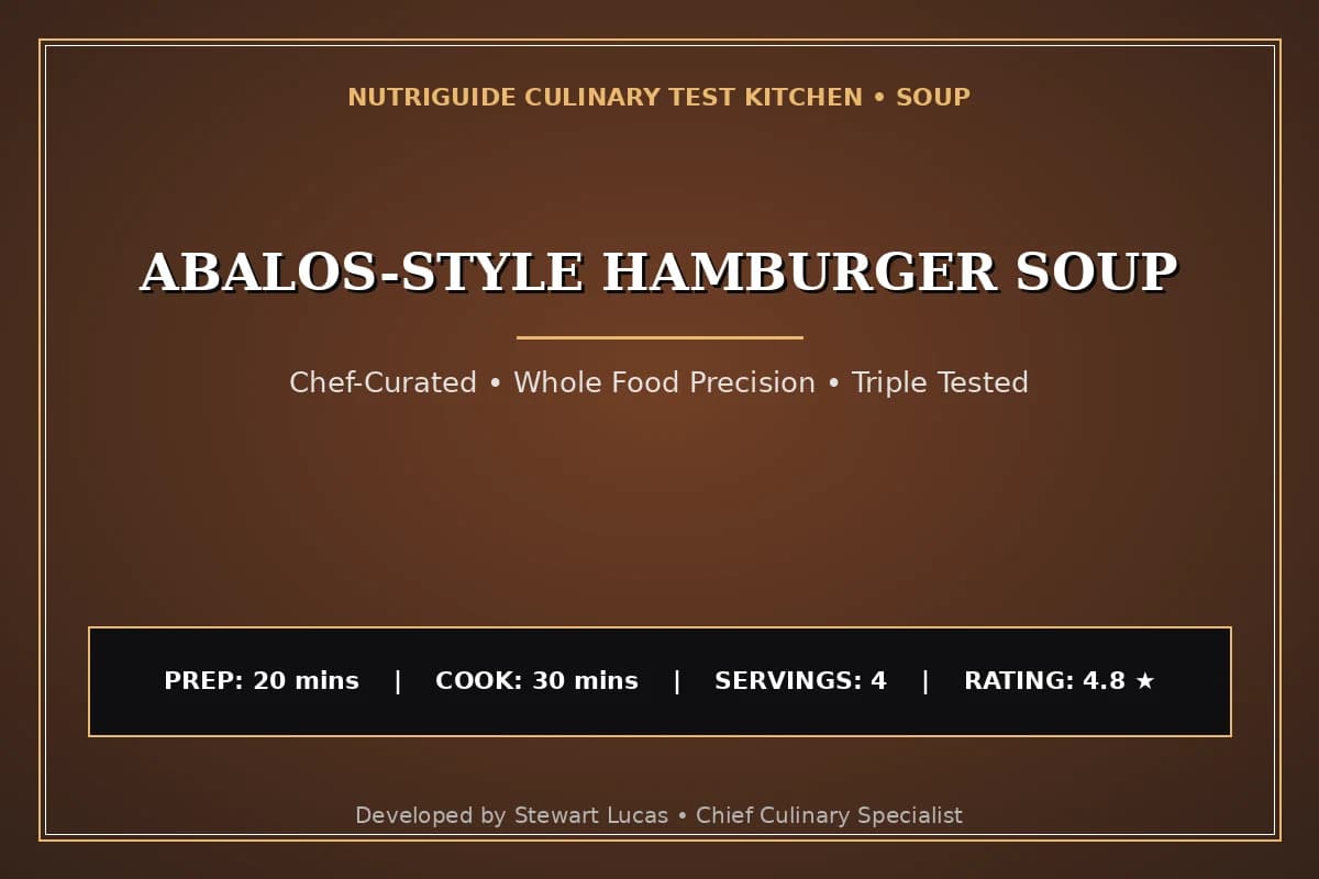 Abalos-Style Hamburger Soup
