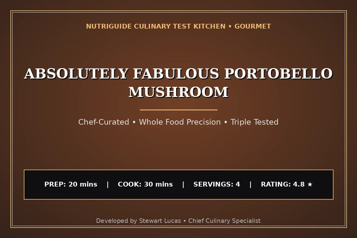 Absolutely Fabulous Portobello Mushroom