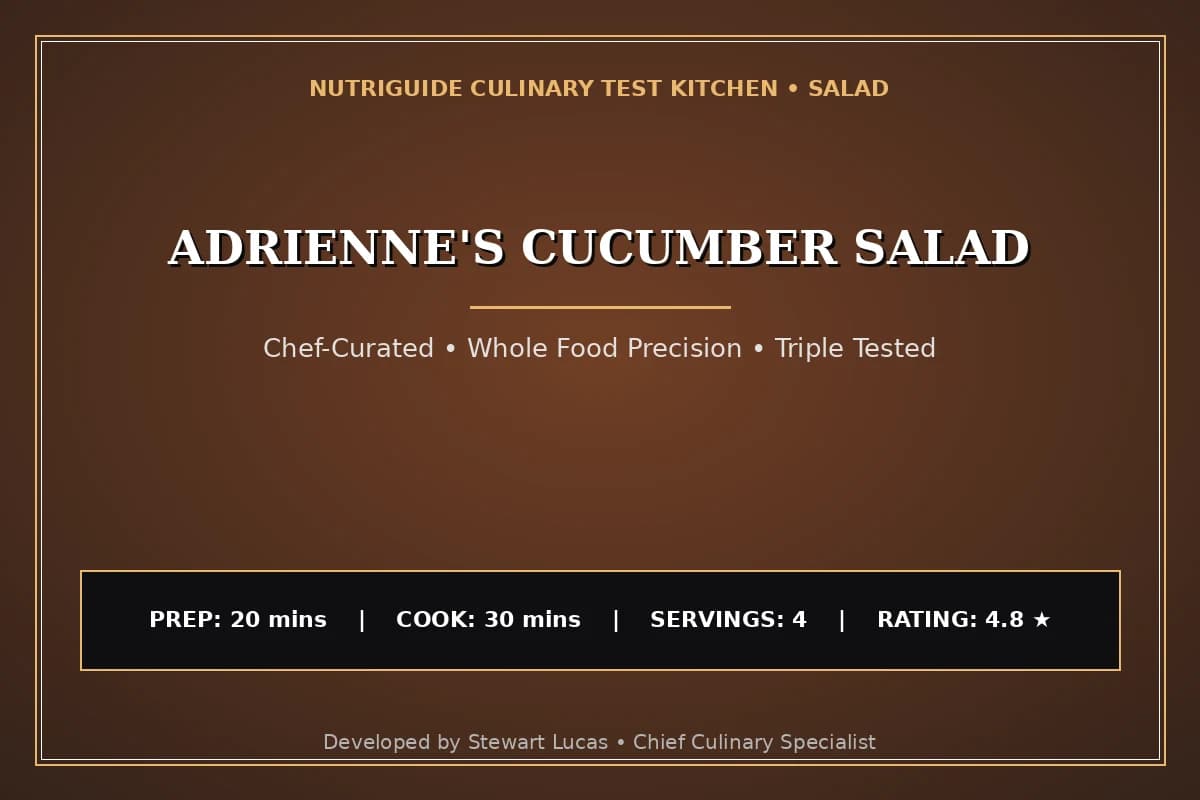 Adrienne'S Cucumber Salad