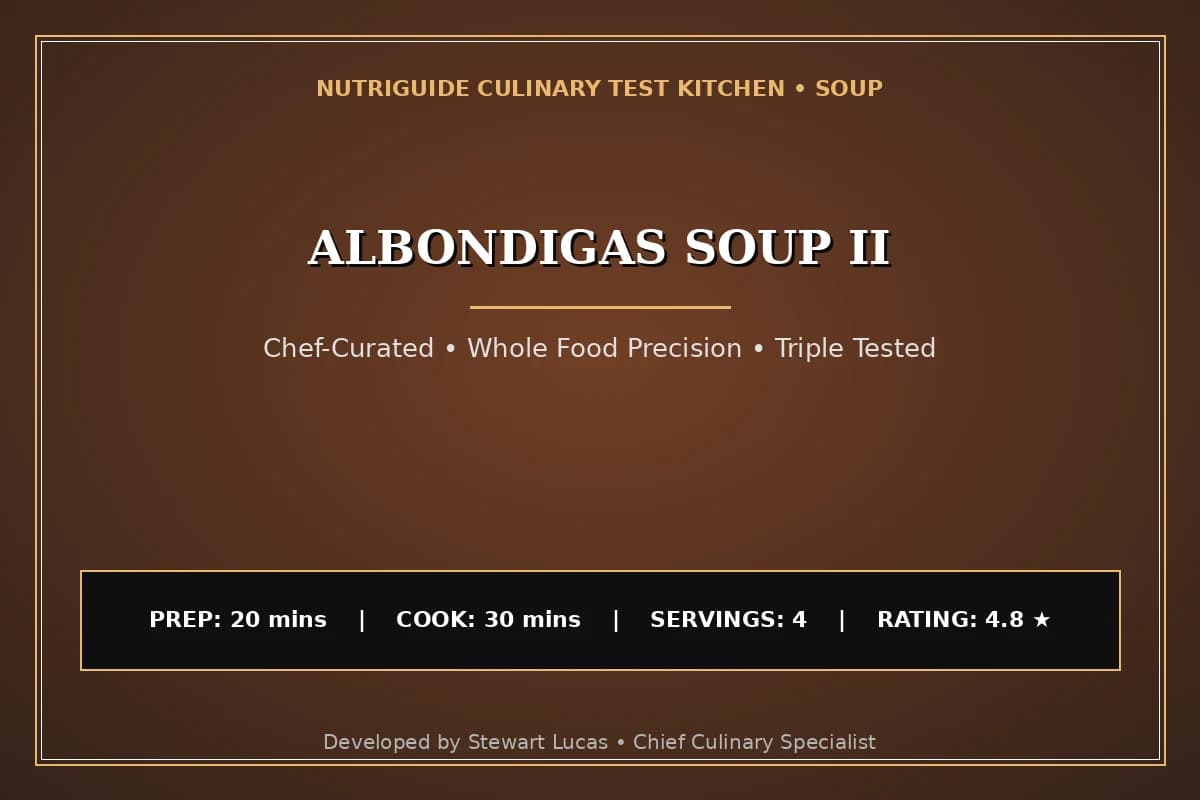 Albondigas Soup Ii