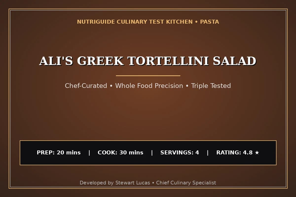 Ali'S Greek Tortellini Salad