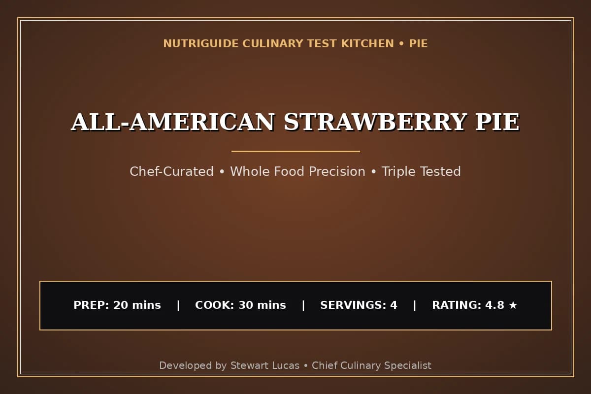 All-American Strawberry Pie