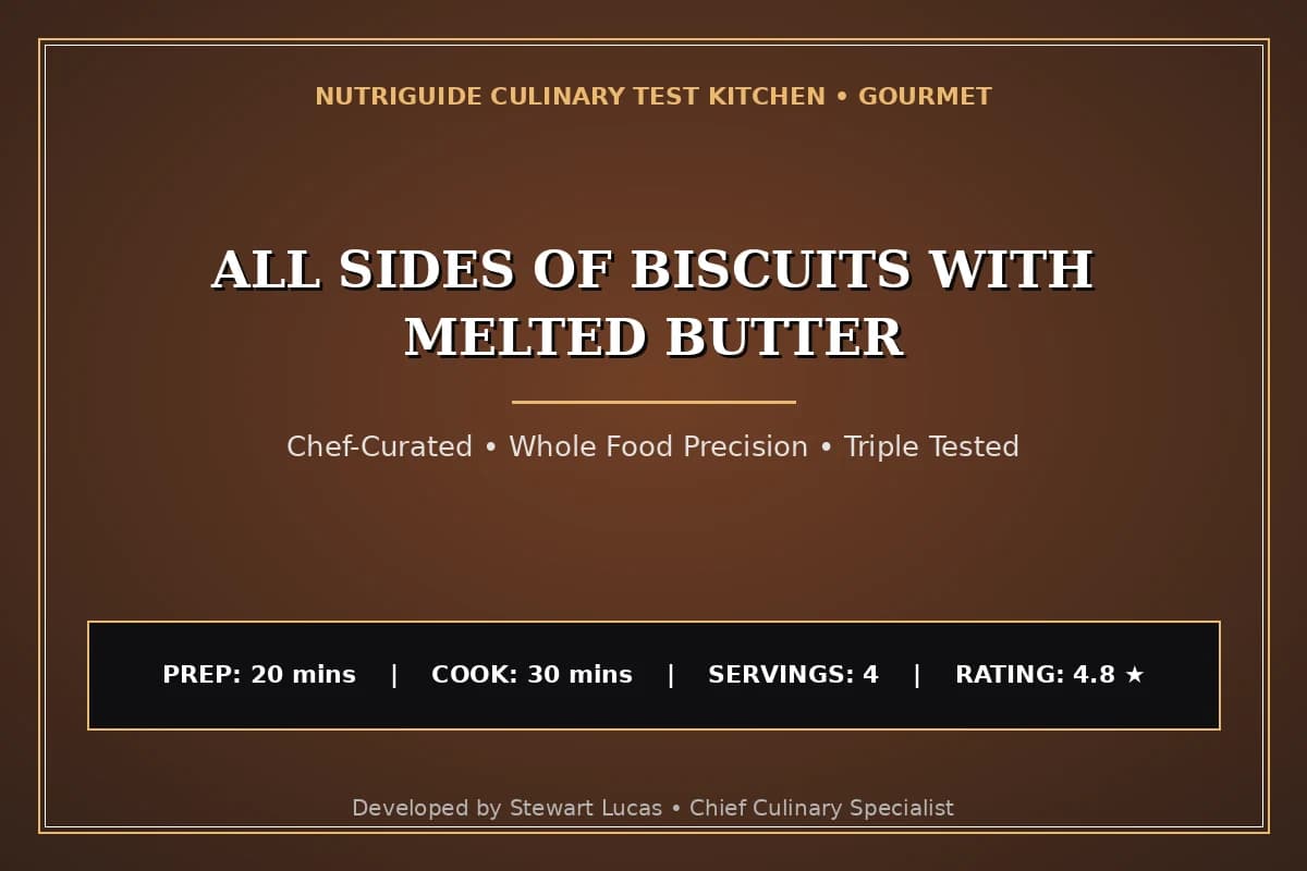 All Sides Of Biscuits With Melted Butter