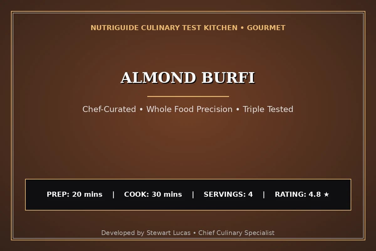 Almond Burfi