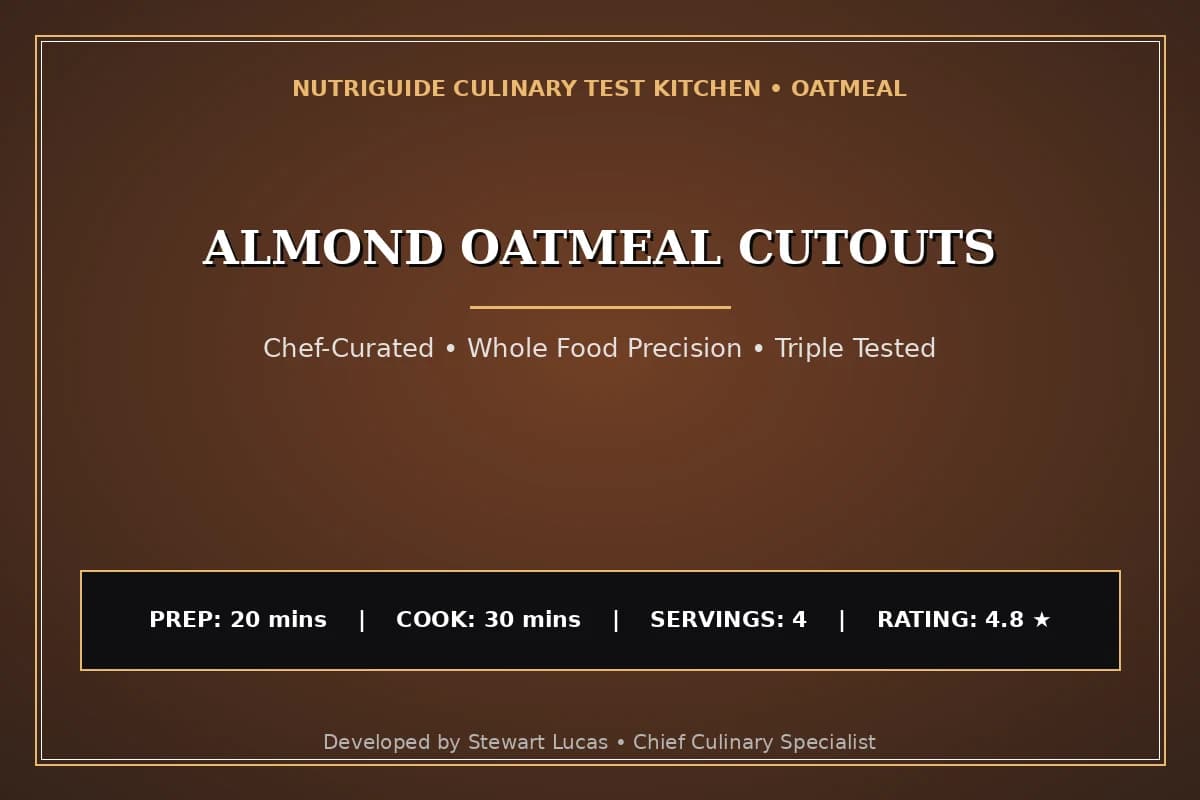 Almond Oatmeal Cutouts