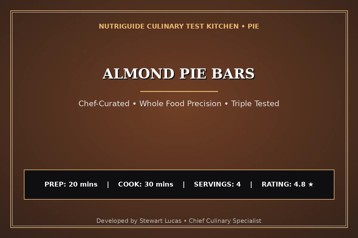 Almond Pie Bars