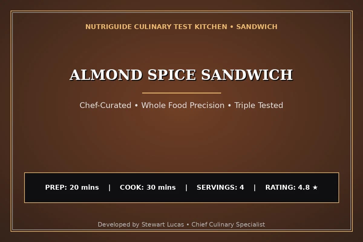Almond Spice Sandwich