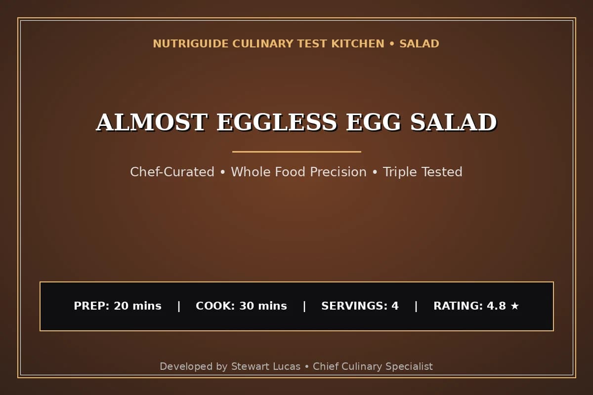 Almost Eggless Egg Salad