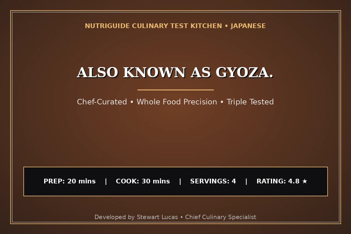 Also Known As Gyoza.