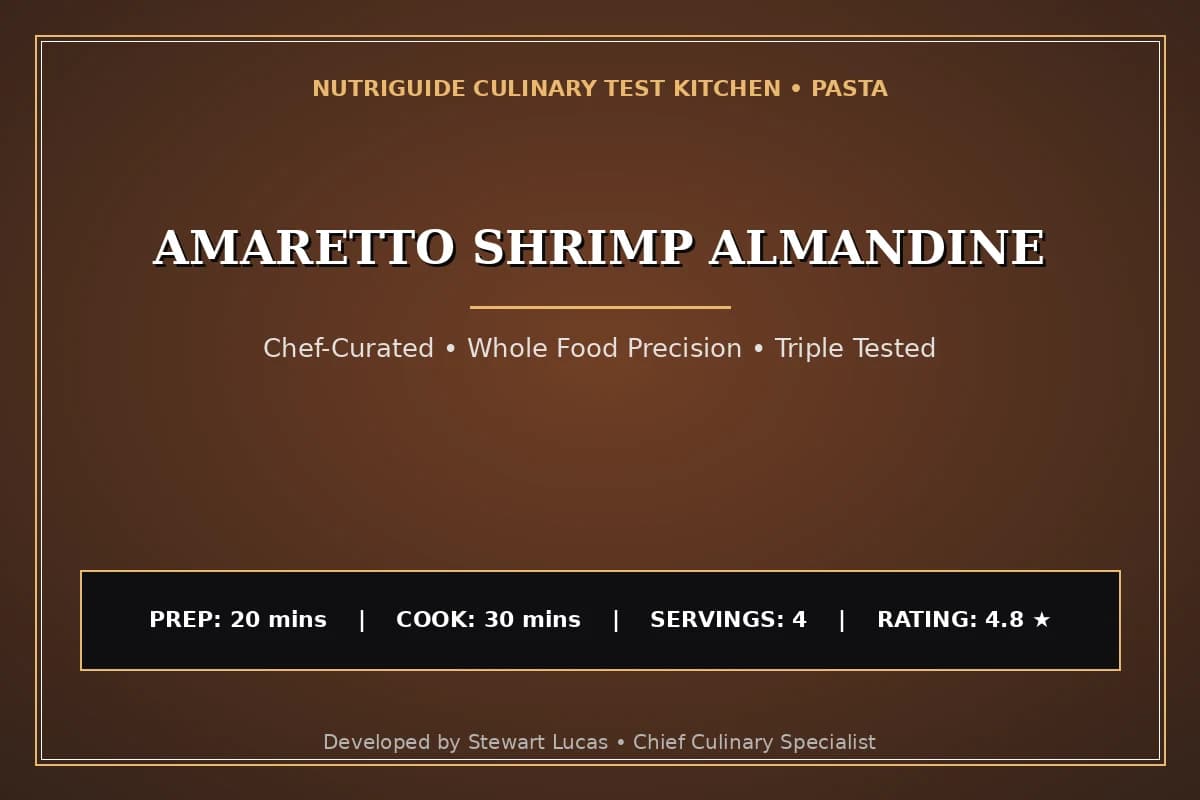 Amaretto Shrimp Almandine