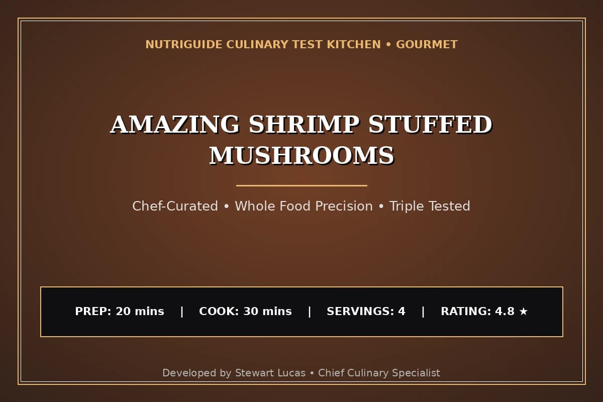 Amazing Shrimp Stuffed Mushrooms