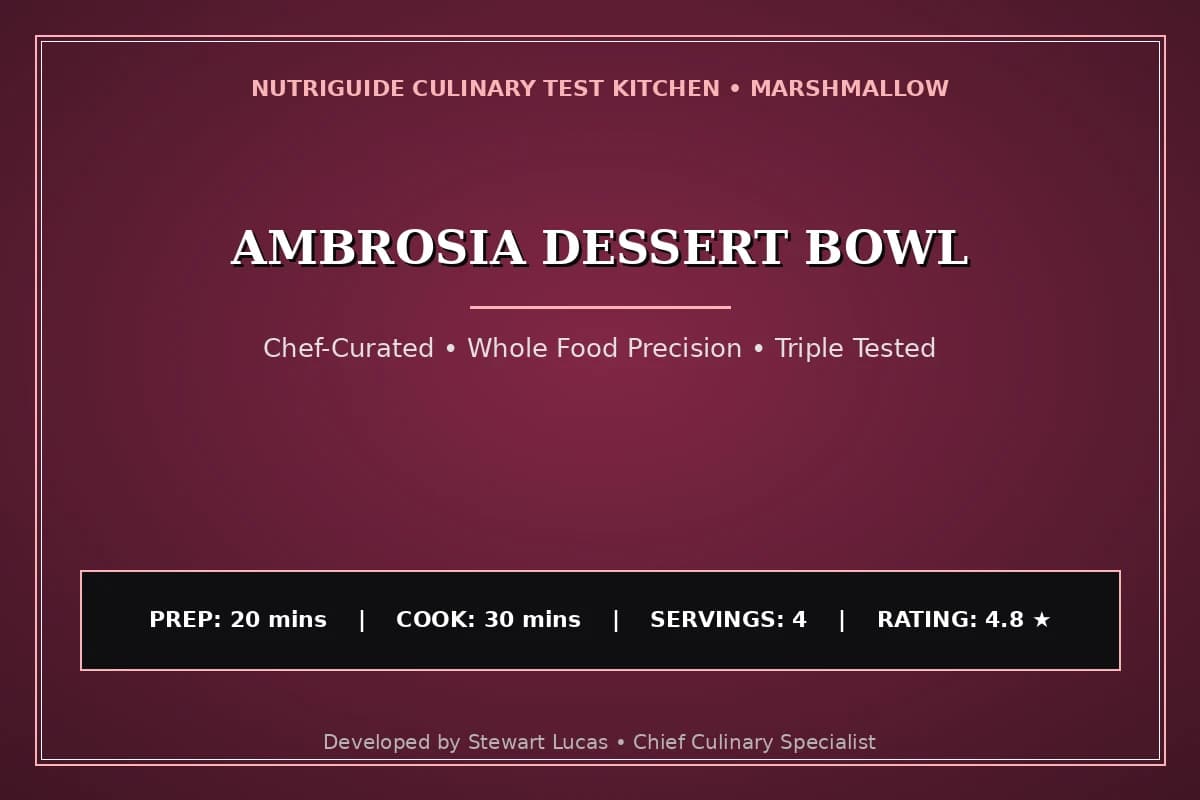 Ambrosia Dessert Bowl
