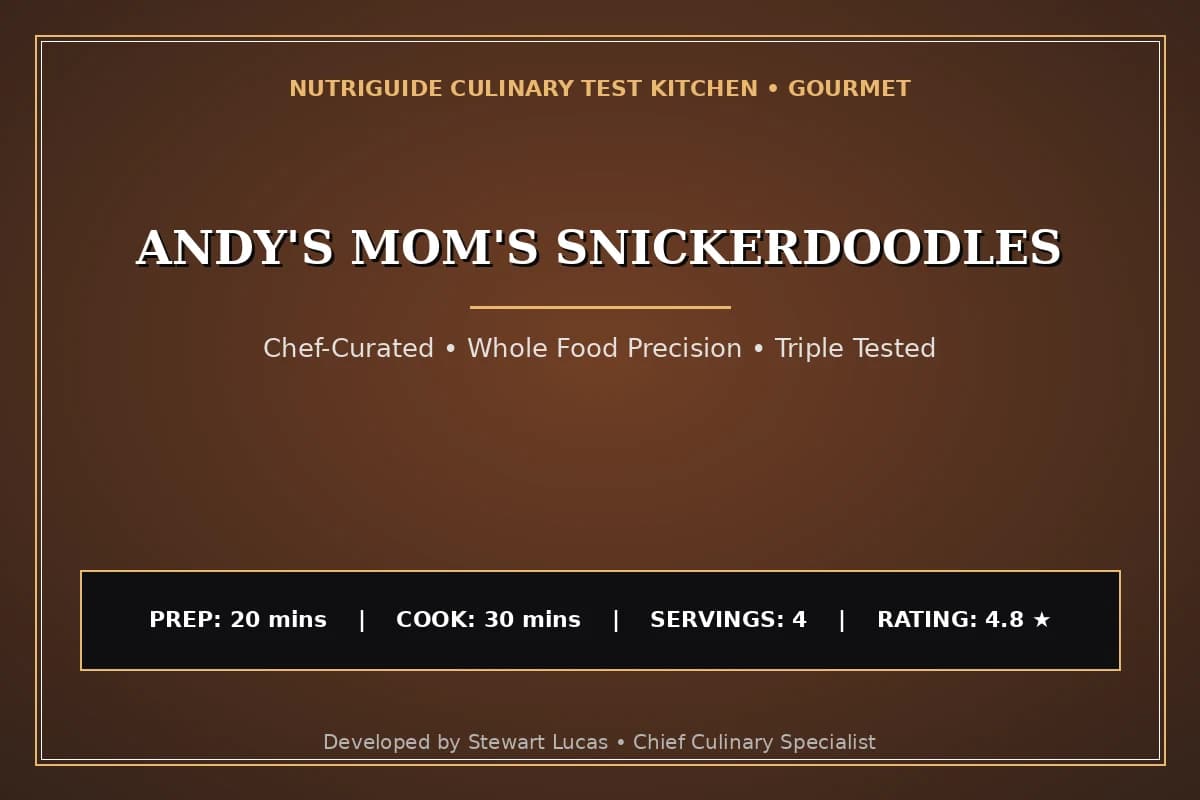 Andy'S Mom'S Snickerdoodles