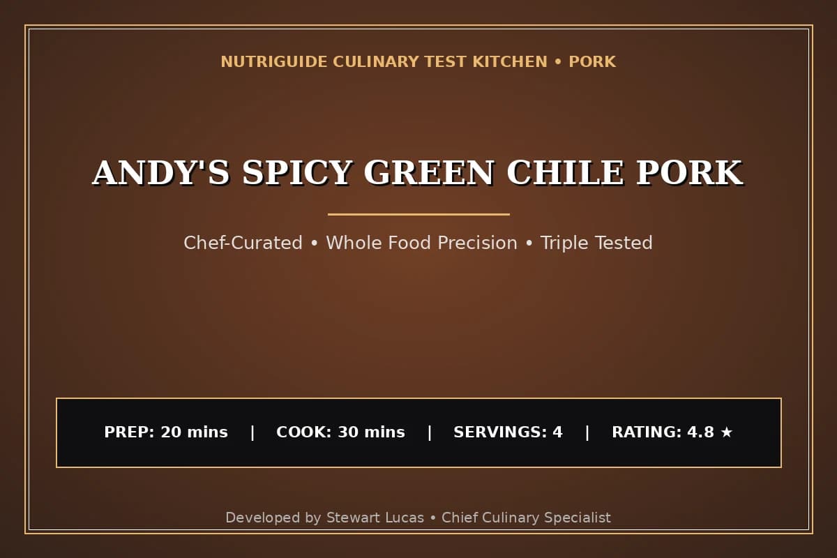 Andy'S Spicy Green Chile Pork