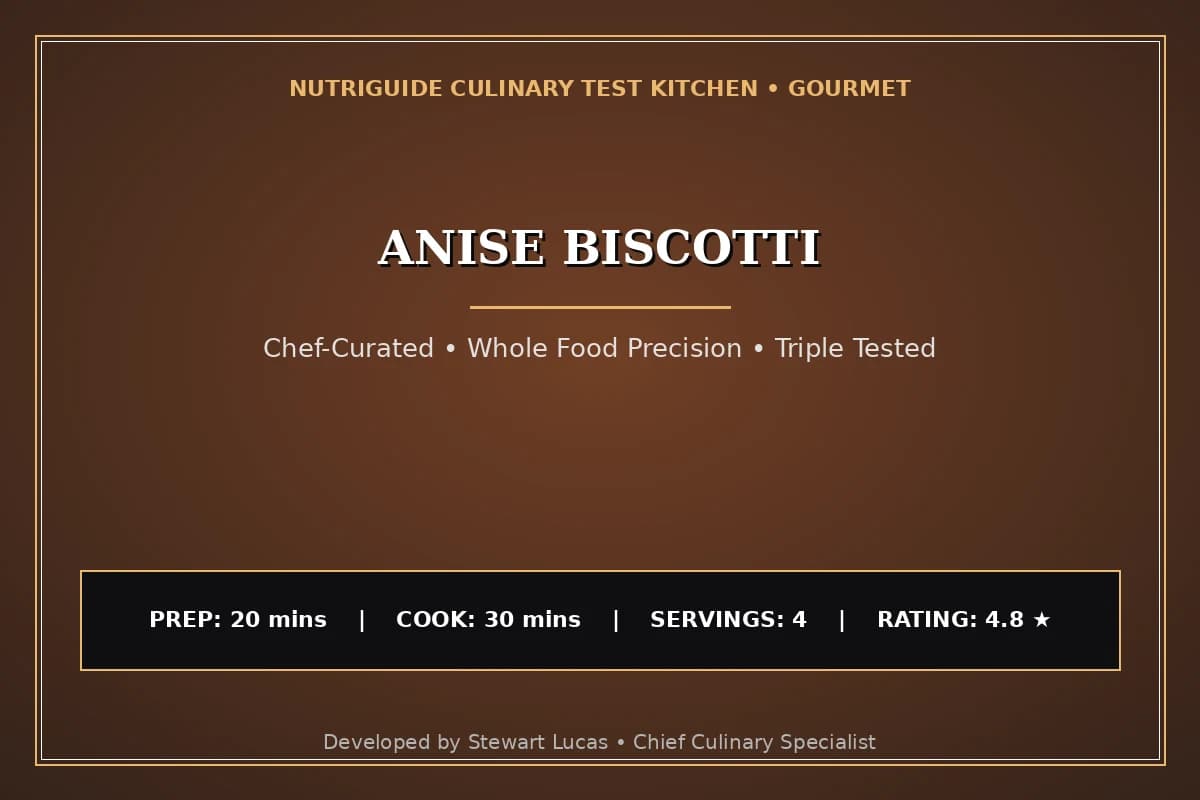 Anise Biscotti