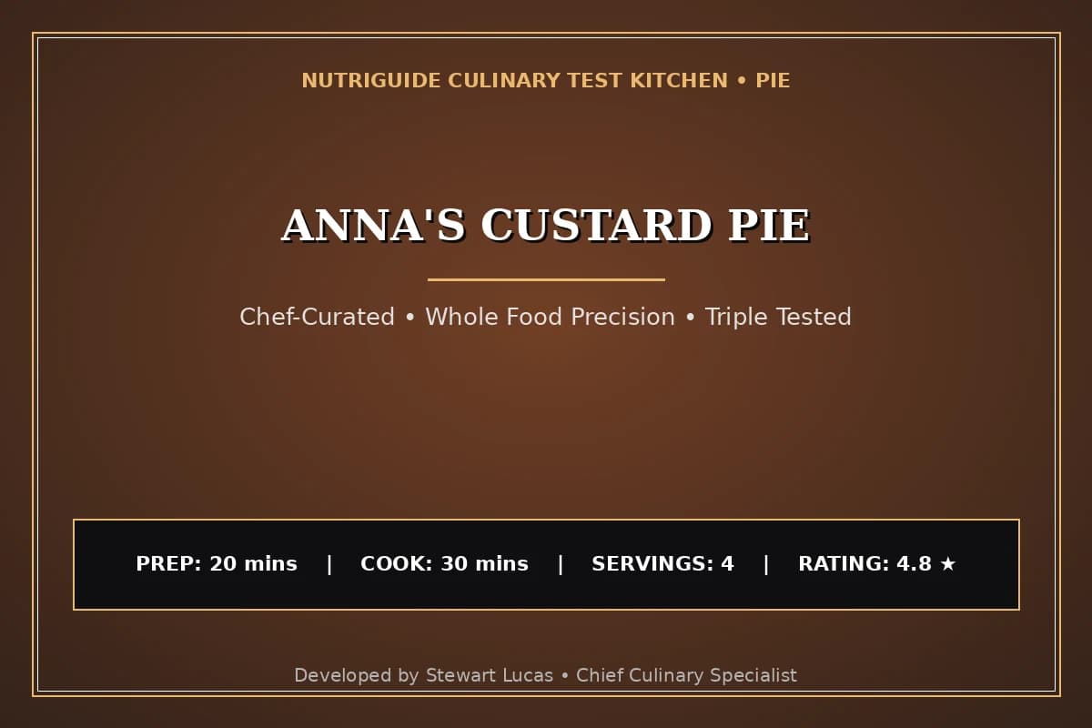 Anna'S Custard Pie