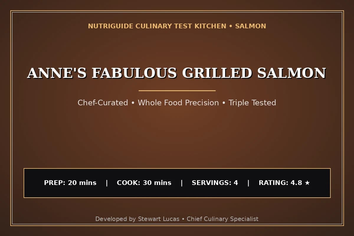 Anne'S Fabulous Grilled Salmon