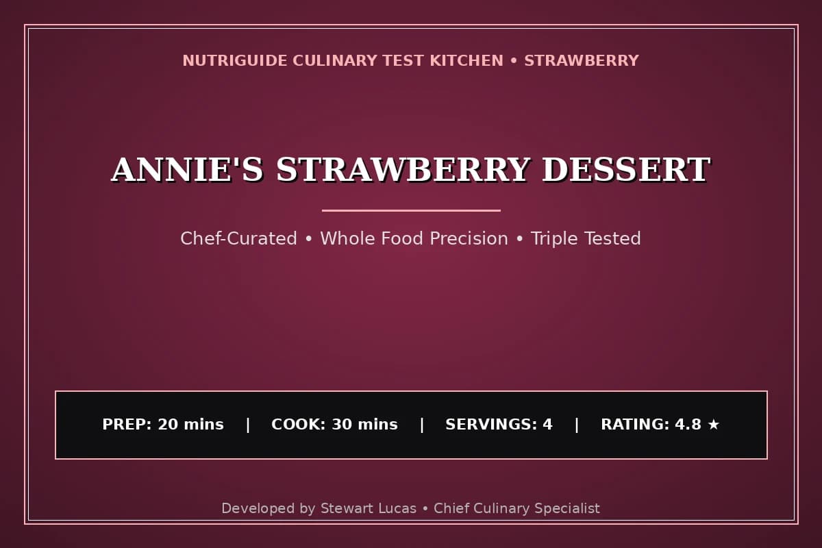 Annie'S Strawberry Dessert
