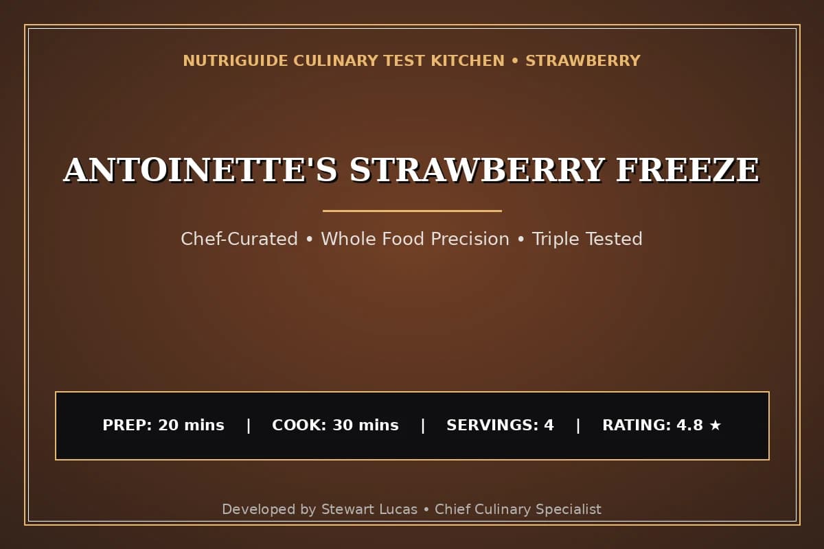 Antoinette'S Strawberry Freeze