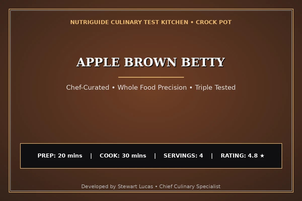 Apple Brown Betty