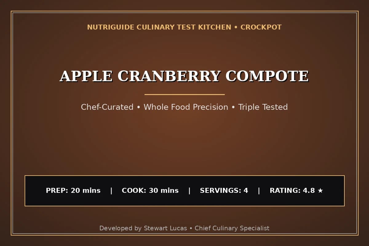 Apple Cranberry Compote