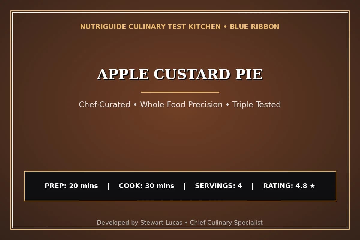 Apple Custard Pie