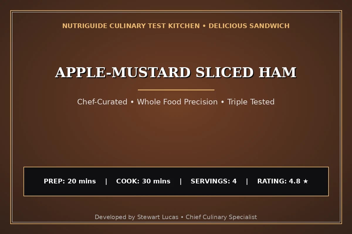 Apple-Mustard Sliced Ham