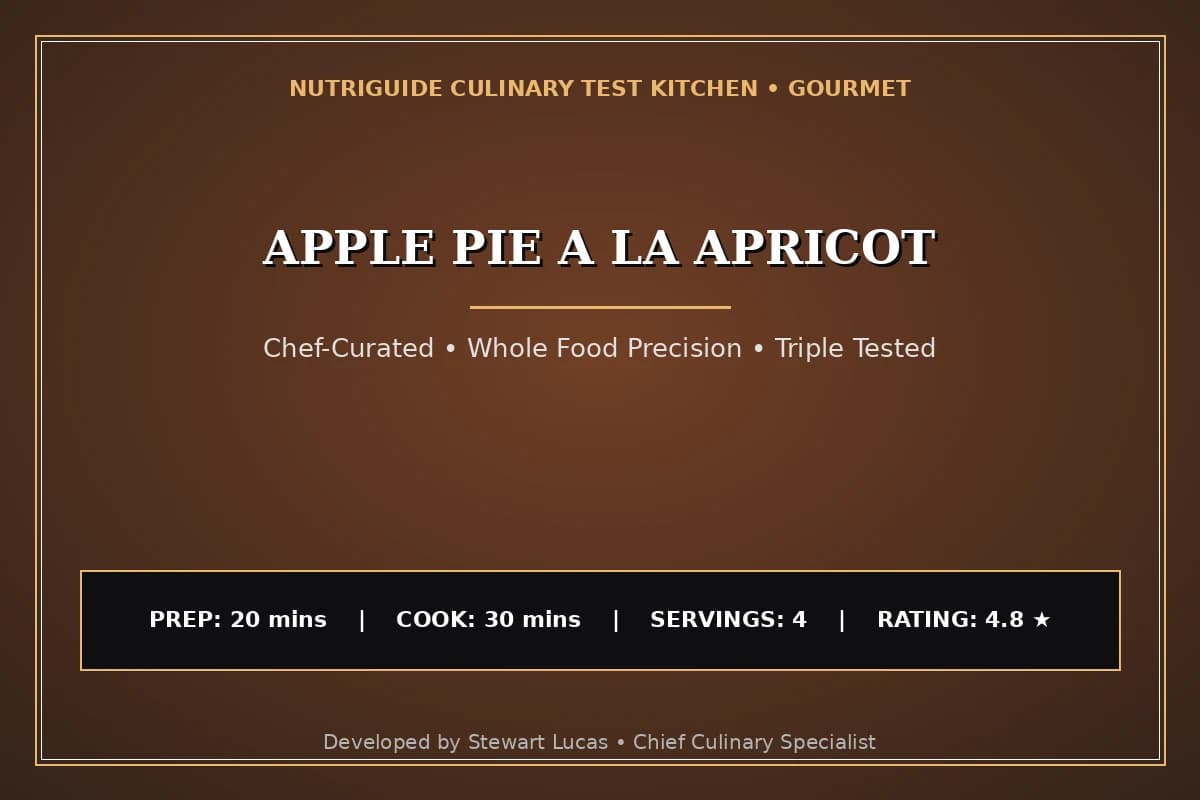 Apple Pie A La Apricot